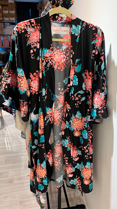 Kimonos Flor - Pavo Real