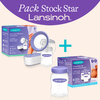Pack Stock Star (Sacaleche Eléctrico + Botellas de Almacenamiento)