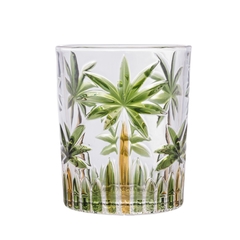 Cj 6 Copos Baixos Cristal de Chumbo Palm Tree 340ml - comprar online