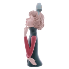 Figura Decorativa Boneca Resina 24cm - Toko Artesanato e Decorações