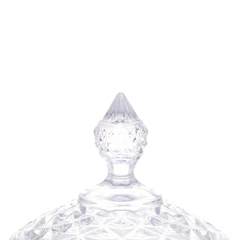 Potiche Cristal Diamond 15x28cm - Toko Artesanato e Decorações
