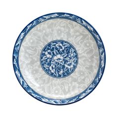 Prato Fundo Porcelana Blue Garden Coupe 18cm - comprar online