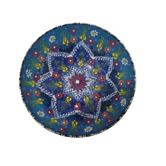 Tigela Cerâmica Turquia Azul Claro 25cm - comprar online