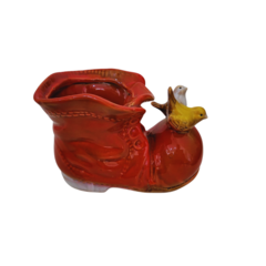 Bota Decorativa de Porcelana Vermelha - comprar online