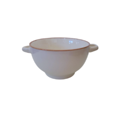 Bowl de Porcelana C/ Alça Rústico 720ml - comprar online