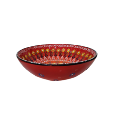 Tigela Cerâmica Turquia Vermelha 25cm