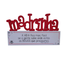 Madeirinha Madrinha 18,5x5x2,5cm
