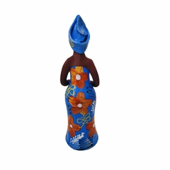Boneca de Barro G Azul 24x7x7cm na internet