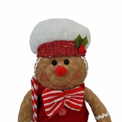 Boneco De Natal Gingerbread Em Pé 45cm - comprar online
