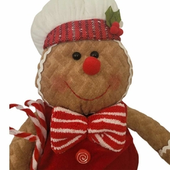 Boneco de Natal Gingerbread Em Pé 45cm - comprar online