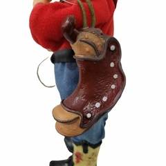 Boneco Papai Noel Cowboy 30cm - comprar online