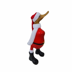 Pato de Botas de Madeira Papai Noel P