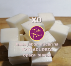 Base Jabon Glicerina XD Extradureza Opaca-blanca