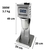 Batedor De Milk Shake Industrial Metvisa Inox 500w 220v - comprar online