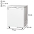 Freezer Horizontal Fricon HCED 216 C branco 216 Litros 220V - comprar online