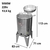 Fritadeira Elétrica Industrial Óleo Água Skymsen 220v - comprar online