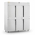 Geladeira refrigerador Comercial Inox 6Portas MCR6P Refrimate