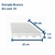 Kit 10 Pçs Pallet Estrado Plástico 2,5x25x50 Branco - comprar online