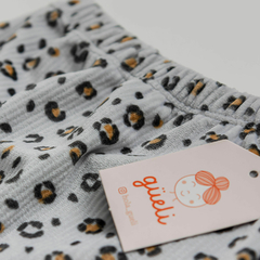 BABUCHA PLUSH ABASTONADO - PRINT GRIS - comprar online