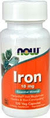 Iron 18Mg Now 90 Cápsulas Veganas - loja online