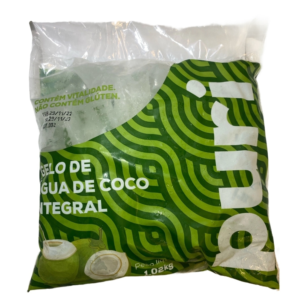 Gelo Água Coco Integral Puri 1,02Kg