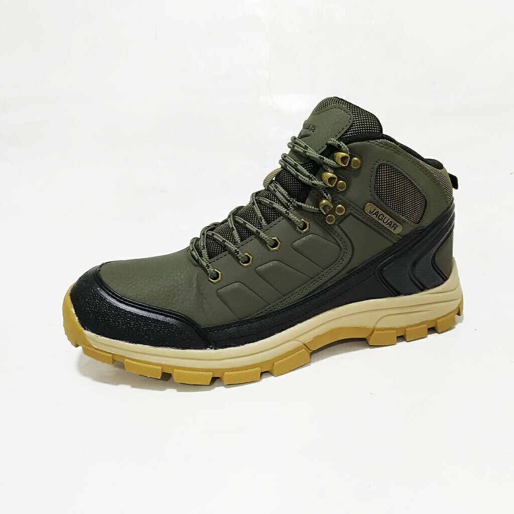 JAGUAR 3024 Zapatilla de trekking cana alta. Capellada combinada impermeable. Suela caucho. JA3024