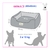 Cama Cachorro Gato Media 60x60 2 Pç Panda - Caqui - loja online