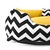 Cama Cachorro Gato Media 60x60 2 Pç Chevron - Amarelo - comprar online