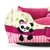 Cama Cachorro Gato Grande 70x70 2 Pç - Panda - Pink - comprar online