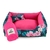 CAMA CACHORRO GATO MEDIA 60X60 3 PÇ FLORATTA - PINK