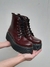 VEGAN CHERRY WARRIORS BOOTS (Costura Amarilla) - Paradisea