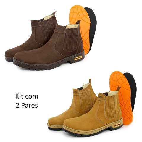 Kit 2 Pares Bota Caterpillar