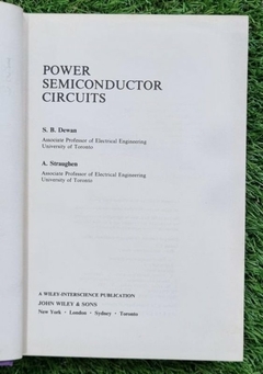 Shashi B. Dewan - Power Semiconductor Circuits