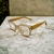 Armação de Óculos Classe A Feminino Dourado - AGF.C2.7773 - comprar online