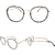 Armação Para Óculos de Grau Classe A Feminino Tartaruga - AGF.C07.0074