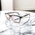 Armação Para Óculos de Grau Classe A Feminino Vinho - AGF.C2.7673 - comprar online