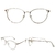 Armação Para Óculos de Grau Classe A Feminino Transparente - AGF.C02.0066