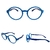 Armação Para Óculos de Grau Classe A Infantil Azul - AGI.C29.8143