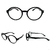 Armação Para Óculos de Grau Classe A Infantil Preto - AGI.C11.8143