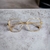 Armação Para Óculos de Grau Classe A Feminino Dourado Clear - AGF.C4.0090