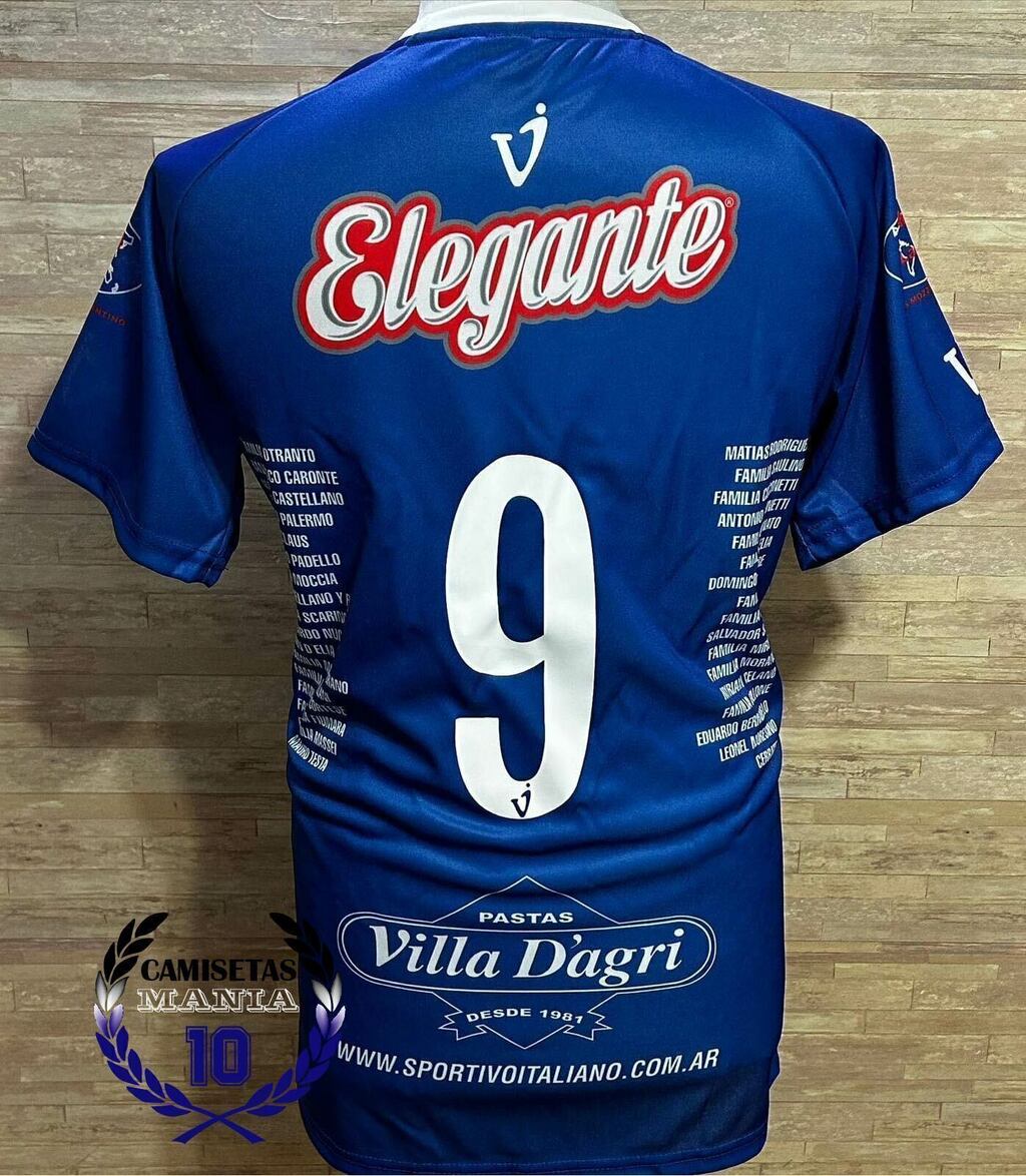 Camiseta de Futbol, club sportivo italiano argentina 