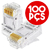 Conector Rj45 Cat5 Cabo De Rede Internet