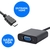 Adaptador Conversor Hdmi Para Vga Com Saída De Áudio P2 Transmite Vídeo e Áudio - comprar online