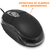 Mouse Óptico Com Fio Usb Notebook Pc Mini Preto 1000 DPI - loja online