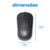 Mouse Com Fio Usb Básico Óptico Preto Home Office Escritório na internet