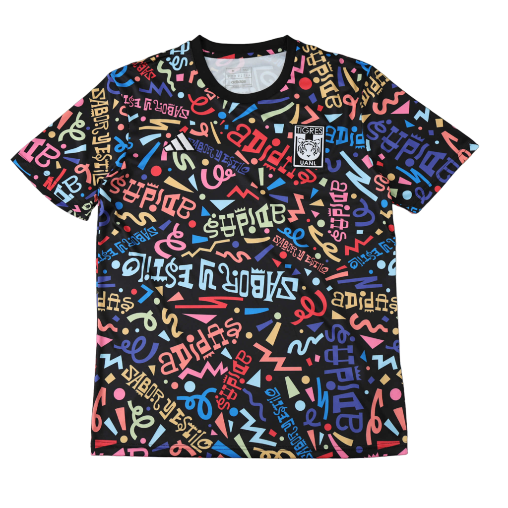 Camisa Tigres Eletronic 23 24 Masculina Adidas Colorido
