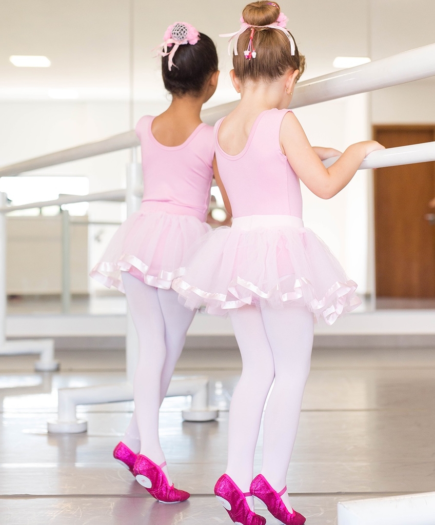 Saia Infantil De Tule Cheia (4 Camadas) Para Ballet