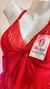 BABY DOLL LISO VERMELHO - Ellye Store Intimates