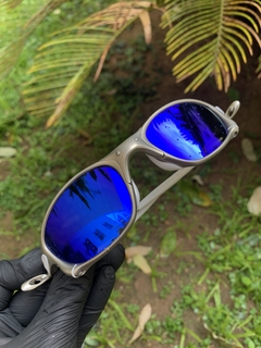 DoubleX Plasma Neon Blue c/ Kit Branco - Street Lupas | Melhores Lupas Premium da Oakley | Pague em 4x sem juros ou 5%OFF no pix