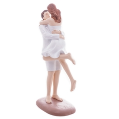 Figura Decorativa Resina Casal - comprar online